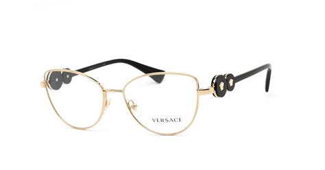 versace clear glasses frames|gold clear frame versace glasses.